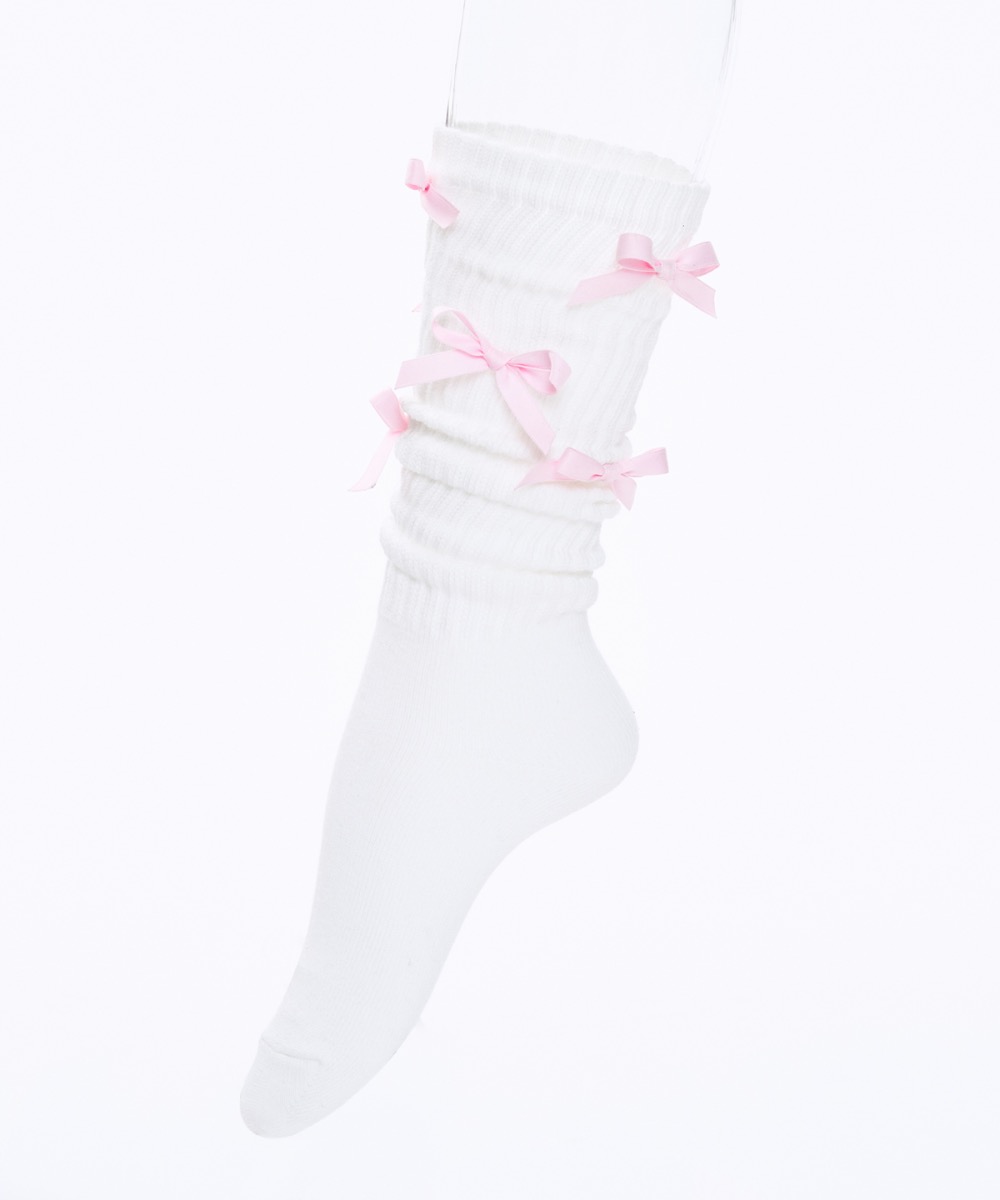 ribbon socks _Pink