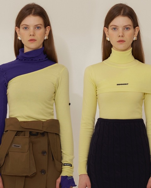 TWO WAY TURTLE NECK_YELLOW