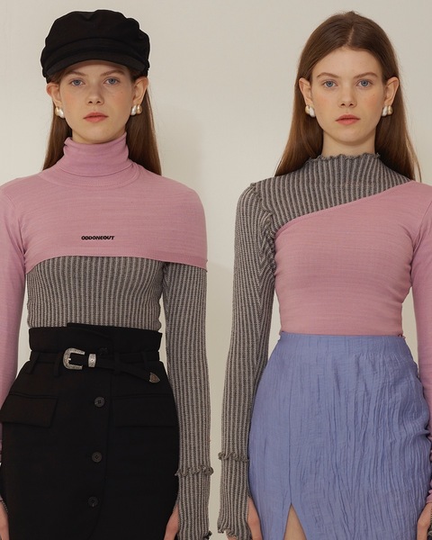 TWO WAY TURTLE NECK_PINK