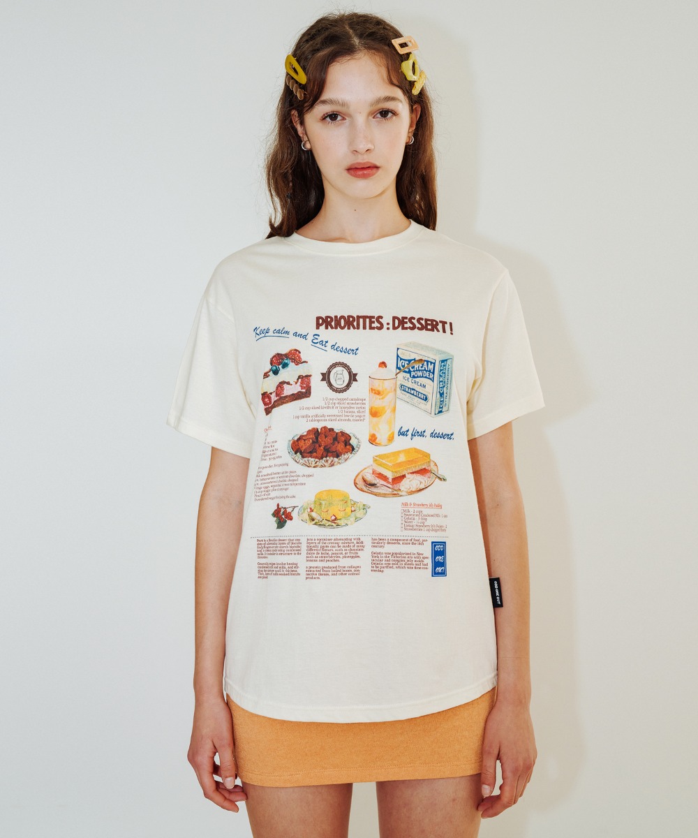 [5/19 예약배송]Sweet Dessert T-shirts_Oatmeal