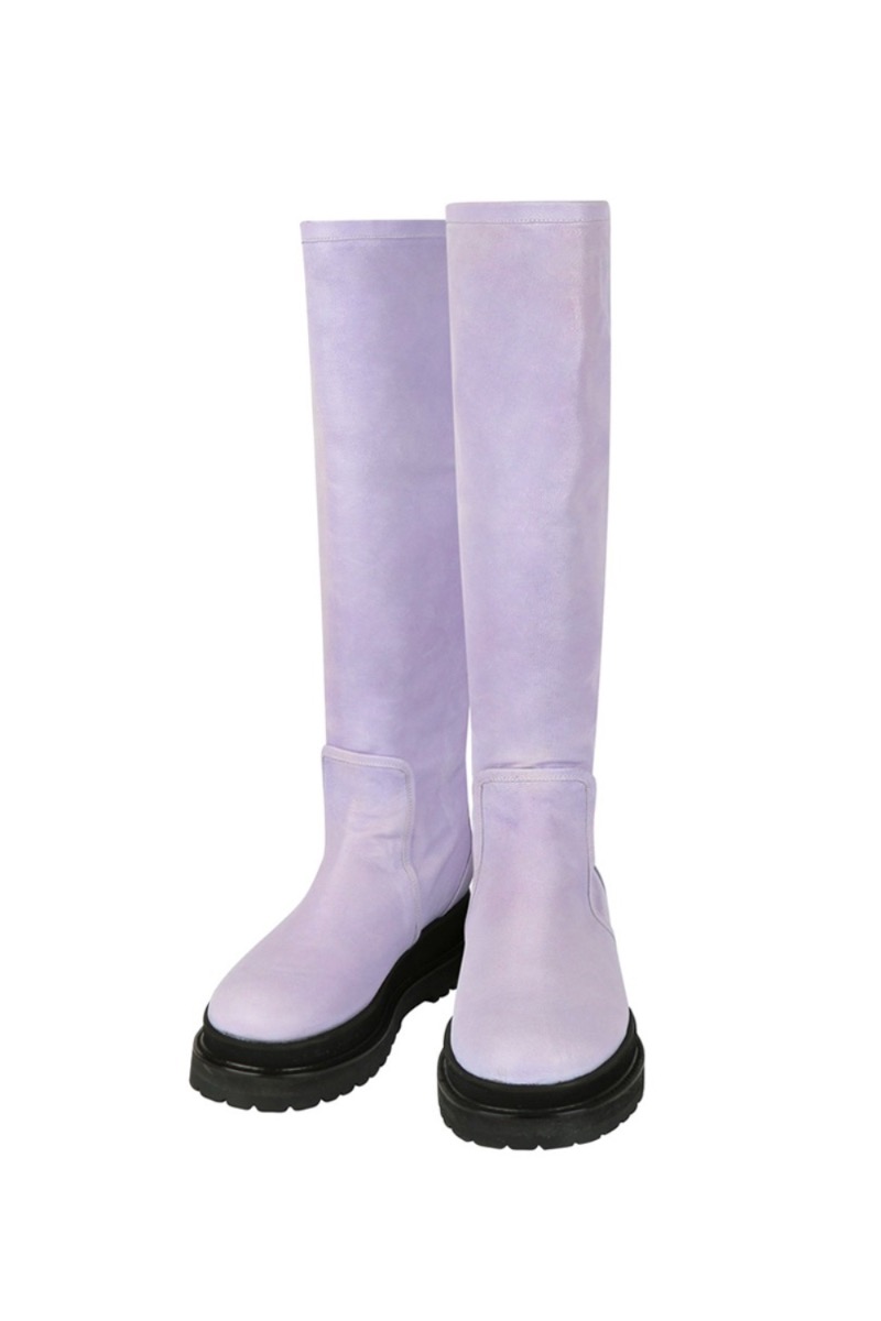 (주문제작) Color long boots_Lavender